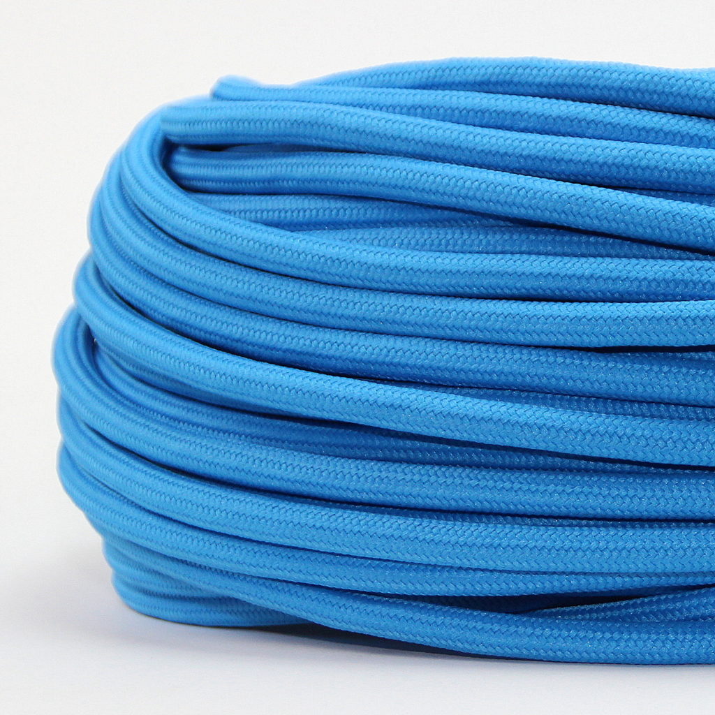 BAI Câble Textile Rouleau de 50 mètres Jaune 2x0.75mm² Bailey