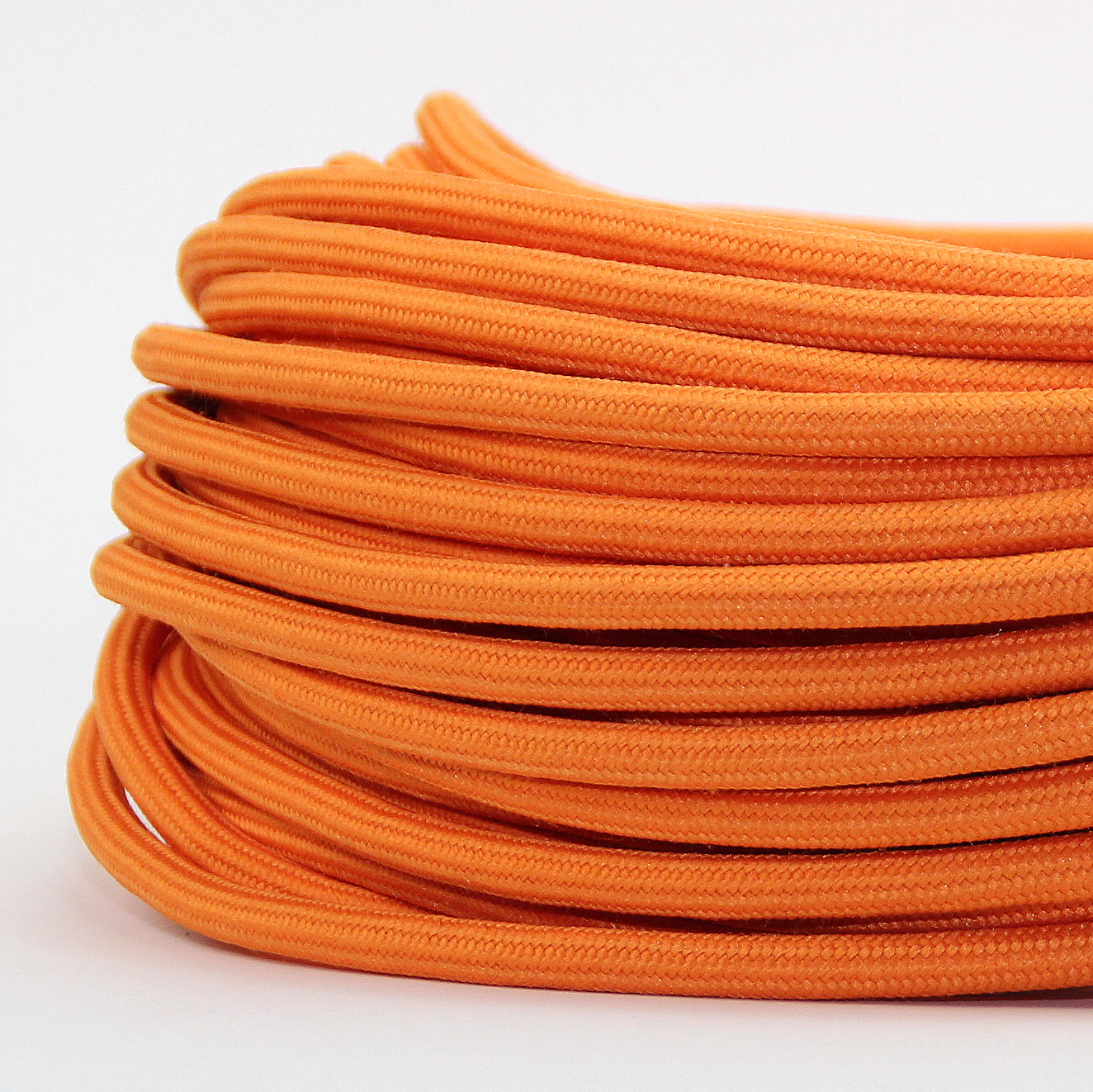 Textilkabel Zug-Pendelleitung orange