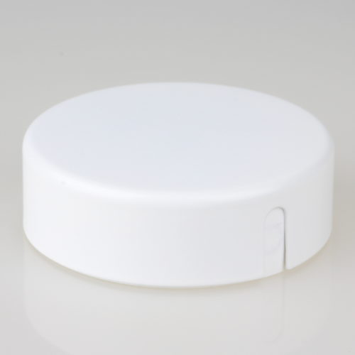 Lampen Baldachin 70x22 Metall weiss lackiert mit Zierkappe_1 - Radio